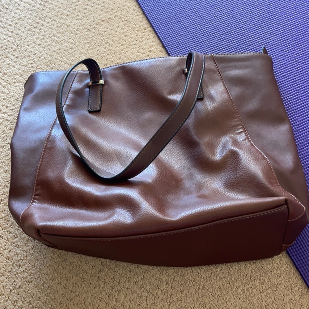 David Jones Faux leather tote purse
